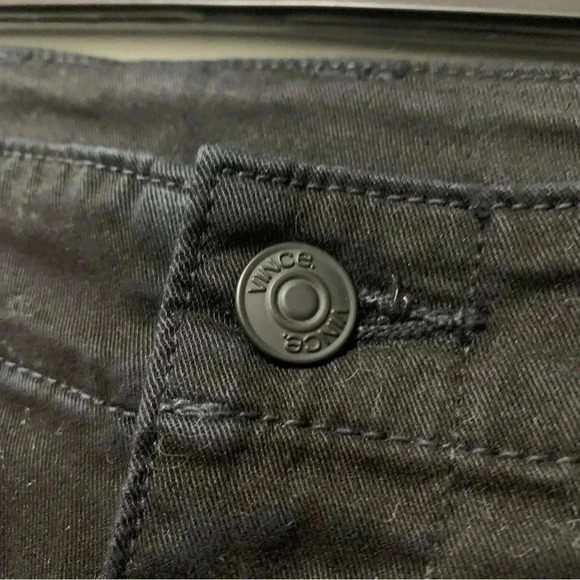 Vince black pants zip details  ankle - Picture 2 of 11